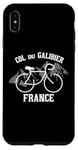 Coque pour iPhone XS Max Biking Col du Galibier France graphique