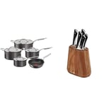 Tefal H9125S44 Jamie Oliver, 5pc Set, Hard Anodised, Aluminium