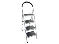 Haushalt 4 Step Steel Ladder Bl-C104 White