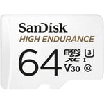 SanDisk MicroSDXC High Endurance 64GB muistikortti