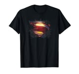 Superman Man of Steel Grungy Shield T-Shirt