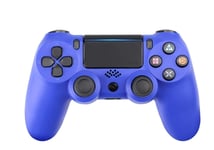 Bluetooth Wireless Controller for PS4, PS4 Wireless Controller Gamepad Touch Panel Controller with Six-axis Dual Vibration Shock and Audio Jack Joystick Controller for PlayStation 4 - blue