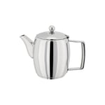 Judge JA62 Hob Top Teapot Stainless Steel, Induction Ready Stovetop Tea Kettle, Stay Cool Handle, Non-Drip Spout 10 Cup Large 2L - 25 Year Guarantee