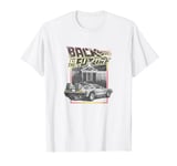 Back To The Future DeLorean Distressed Poster T-Shirt