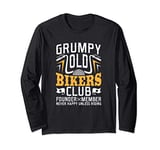 Biker Gear Motorcycle Gifts Grumpy Old Bikers Club Long Sleeve T-Shirt