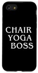 Coque pour iPhone SE (2020) / 7 / 8 Chaise Yoga Boss I Love pour les amateurs de yoga