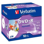 DVD+R Verbatim 4,7 GB 16x 10 antal