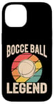 Coque pour iPhone 14 Boule de pétanque vintage Legend Retro Sports