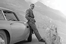 Poster James Bond - Sean Connery & Aston Martin (91,5cm x 61cm)