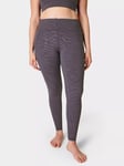 Sweaty Betty Power Embossed Gym Leggings, Urban Grey Tiger