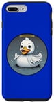 Coque pour iPhone 7 Plus/8 Plus Costume d'Halloween Angel Cruise Duck Halo Quack Find Hide