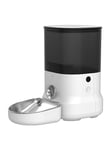 Dogness Automatic Pet Feeder with metal bowl (white)