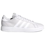 adidas Homme Grand Court Base 2.0 Shoes Chaussures, Dash Grey/Cloud White/Grey Five, 46 EU