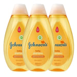 JOHNSON'S BABY SHAMPOO as gentle to the eyes as pure water 500ML.Pack of 3