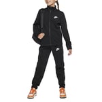 Nike Unisex Kids Poly Tracksuit, Black/Black/White, XS