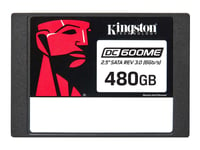 Kingston Dc600me - Ssd - Mixed Use - Kryptert - 480 Gb - Intern - 2.5" - Sata 6Gb/S - 256-Bit Aes - Tcg Opal Encryption 2.0