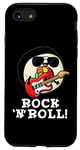 Coque pour iPhone SE (2020) / 7 / 8 Jeu de mots à sushi Rock and Roll Funny