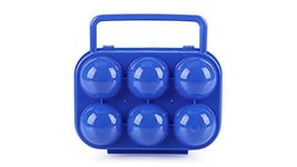 Boite à Oeufs Plastique 6 Grilles, FantasyDay Portabilité Solide Porte-Oeufs Paniers à Oeufs Support à œufs pour Réfrigérateur - Rangement Oeufs pour Barbecue Extérieur Pique-nique Randonnée Cuisine