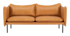 Tiki 2-Sits Soffa - Vintage Cognac