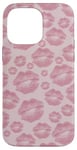 iPhone 14 Pro Max Lip Stick Pink Kisses Marks Valentine Makeup Lover For Girls Case