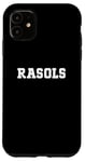 Coque pour iPhone 11 Rasols Food Design pour hommes, femmes, enfants