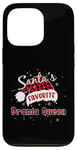 Coque pour iPhone 13 Pro Plaid de Noël préféré de Funny Santa, reine de Noël, buffle