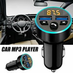 FM-lähetin stereoauto MP3-soitin 3.1A pikalataus Bluetooth-sarja USB-modulaattori FM-kaksoislaturi 5.0 handsfree-auto I8B6