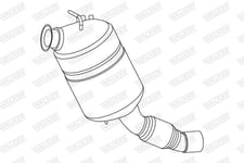 Partikelfilter (DPF) Walker - BMW - E9*, X1 e84