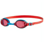 Speedo Jet Junior Swimming Goggles Red Kids 100% UV Protection Swim Pool Eyewear