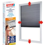 tesa Moustiquaire pour Fenêtre de Toit - Amovible et Enroulable, avec Cadre en Aluminium - Montage Facile & Sans Perçage avec la Technologie Adhésive tesa Powerstrips® - Blanc