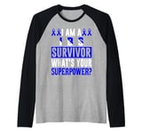 Irritable Bowel Syndrome IBS Awareness Support Survivor Raglan Baseball Tee