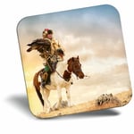 Awesome Fridge Magnet - Kazakh Golden Eagle Hunter Man Cool Gift #13264