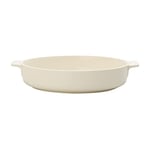 Villeroy & Boch Clever Cooking Plat à four rond, 28 cm, Porcelaine Premium, Blanc
