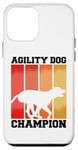 Coque pour iPhone 12 mini Agility Dog Champion Chien à quatre pattes Wauwau Mâle Rottweiler