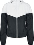 Urban Classics Women's Ladies Arrow Windbreaker, White/Black, XXXL