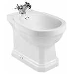 Bidet au sol carmen - blanc brillant - 3 trous de robinetterie Roca A3570A4003