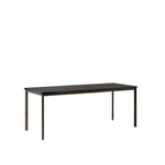 &Tradition - Drip Table HW59, 190x80x74 cm, Black Nano Laminate/Bronzed Legs - Matbord - Hee Welling - Svart - MDF/Metall/Trä