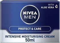 NIVEA MEN Intensive Moisturising Face Cream Protect amp Care Pack of 3 (3 x 50 m