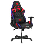 BraZen Gaming Chairs Valor Mid Back PC gaming chair Padded seat Black, Red