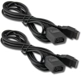 Câble Rgb Péritel Blindage En Spirale De Fil De Cuivre Pour Console Sega Mega Drive 2-1,8m (2 Pièces)