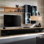 Ensemble Meuble TV "Manhattan" 300cm Naturel