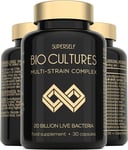 Probiotics Bio Cultures Complex - Gut Health Probiotic Supplements for Men & Wom