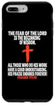 iPhone 7 Plus/8 Plus Psalms 111:10 Bible Verses Scripture Case