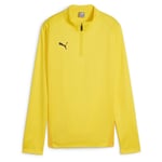 Teamgoal Training 1/4 Zip Top Wmn Faster Yellow-PUMA Black-sport Yellow, storlek X-Small