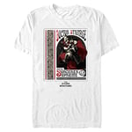 Marvel Doctor Strange in The Multiverse of Madness-Sorcerer Supreme Organic Short Sleeve T-Shirt, White, XL