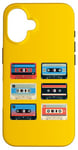 iPhone 16 Cassette Tapes Nostalgic Rewind Mixtapes Case