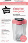 Tommee ( PINK ) Simplee Sangenic Nappy Disposal Bin with 1x Refill Cassette