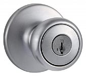 Kwikset 94002-870 Tylo Bouton de porte, chrome satiné, entrée avec clé intelligente