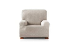 Eysa 3D Housse de Fauteuil, Ecru, 1 Place