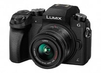 Panasonic LUMIX DMC-G7KEB-K Professional Camera with Lens - Black, 14 - 42 mm